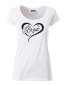 Mobile Preview: JGA T-Shirt "Herz mit Braut"