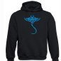 Mobile Preview: TAUCHER Hoodie "Tribal Little Manta"