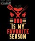 Mobile Preview: Grillschürze "BBQ is my Favorite Season"