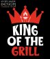 Preview: Grillschürze "King of the grill"