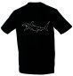 Mobile Preview: Taucher T-Shirt "Hammerhai"