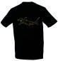 Mobile Preview: Taucher T-Shirt "Hammerhai"