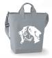 Mobile Preview: Einkauftasche in schwarz oder grau - Motiv: Berner Sennenhund