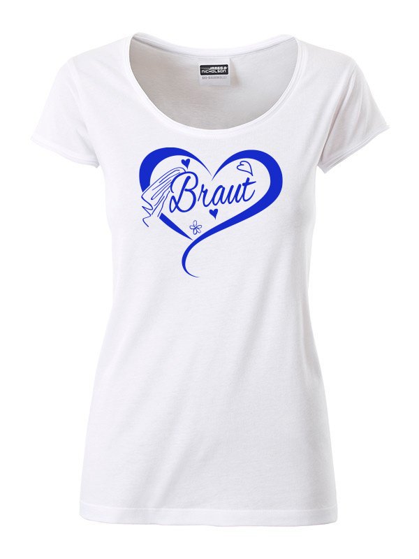 JGA T-Shirt "Herz mit Braut"