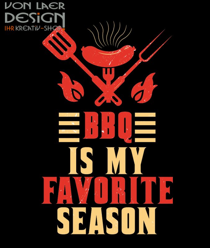 Grillschürze "BBQ is my Favorite Season"