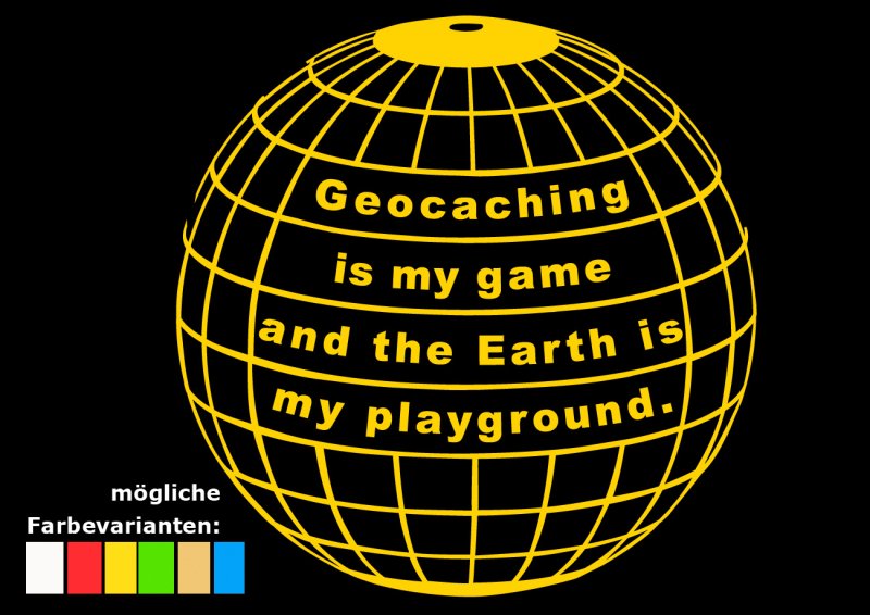 Geocaching T-Shirt - My Playground