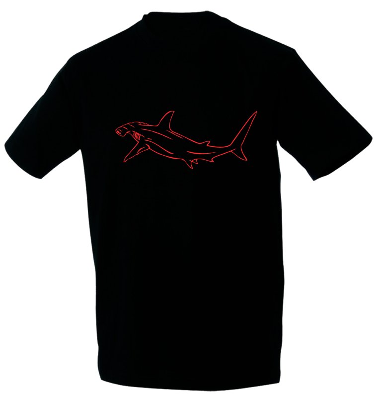 Taucher T-Shirt "Hammerhai"