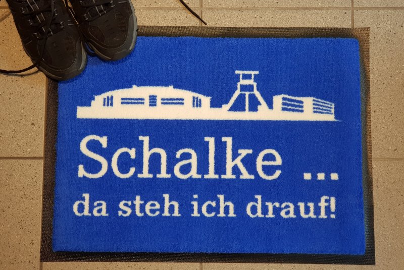 Fußmatte "Schalke" - da steh ich drauf ⚽