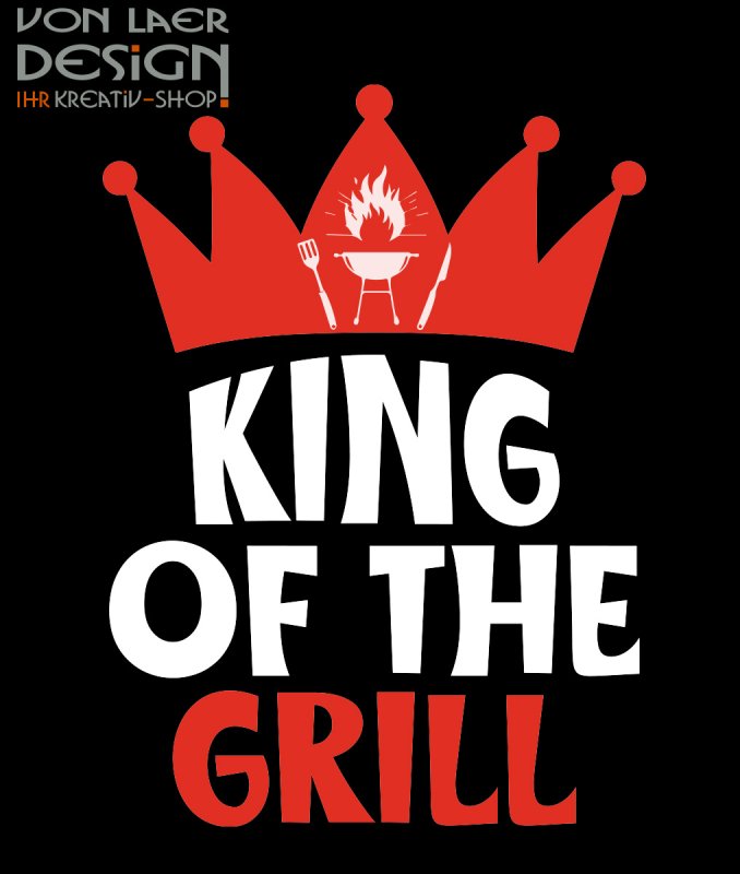 Grillschürze "King of the Grill"