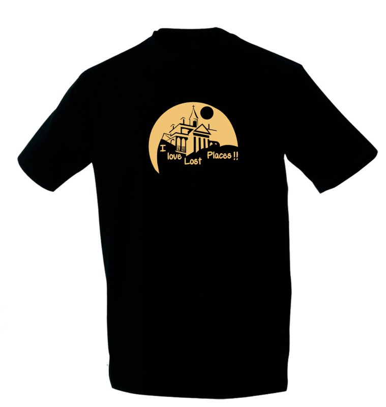 Geocaching T-Shirt  - I love Lost Places