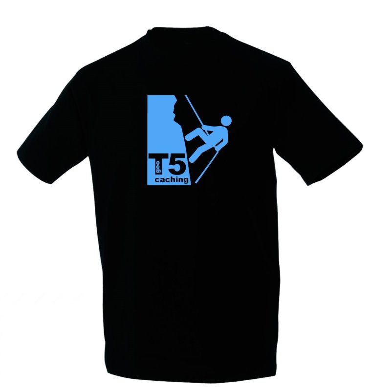 Geocaching T-Shirt - T5 für Bergsteiger