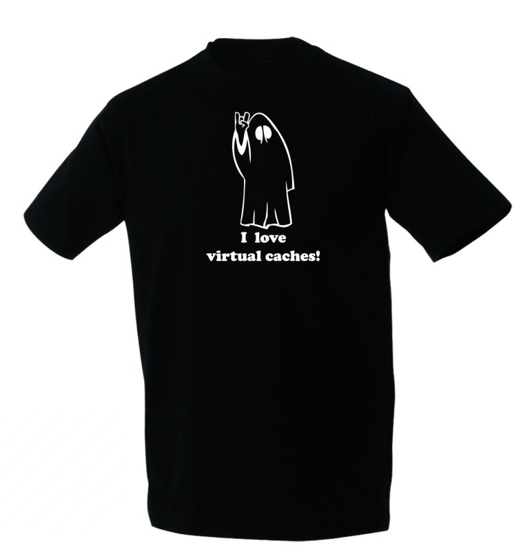 Geocaching T-Shirt - Virtual Caches