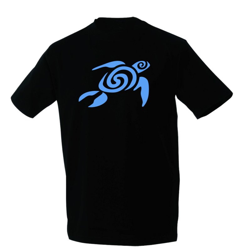 Taucher T-Shirt "Tribal Little Turtle"