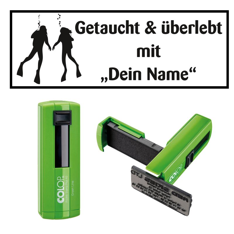 Taucherstempel "Taucherpaar"